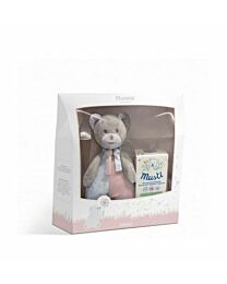 Mustela cofre, colonia musti 50 ml + osito verde/rosa