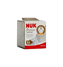 Nuk tetina silicona nature sense 0-6 m, s (2 unidades)