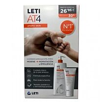 Leti at-4 pack  gel de baÑo (750 ml) + crema corporal (200 ml)
