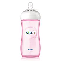 Biberon pp natural philips avent 330 ml rosa