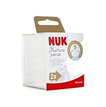 Nuk tetina silicona nature sense, 6-18 m, s (2 unidades)