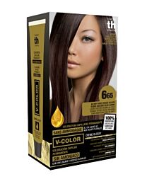 TH pharma tinte v-color, n 6 (65), rubio oscuro rojo caoba