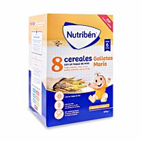 Nutriben 8 cereales y miel galletas maria - (600 g)