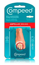 Compeed ampollas - hidrocoloide (dedos pies 8 u)