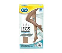 Dr. scholl light legs medias de compresiÓn ligera 20den color carne talla xl - (1ud)