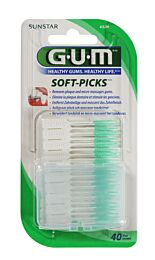 Soft picks filamentos de goma - gum 632 m 40 (regular 40 u)