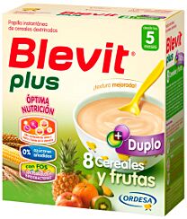 Blevit plus duplo 8 cereales y frutas - (600 g)