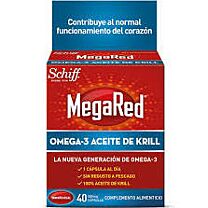 Megared 500 omega 3 aceite de krill - (40 capsulas)