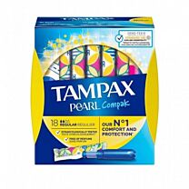 Tampax compak pearl regular algodÓn - (18 unidades)