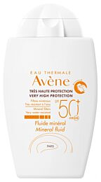 Avene fluido mineral spf 50+, 40 ml