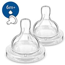 Avent tetina classic, para lÍquidos espesos, y 6m+