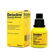 Betadine solución dérmica, 50 ml