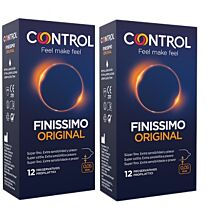 Control finissimo original, pack 12 + 12  preservativos