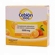 Cebión 1000 mg vitamina C, 12 sobres 