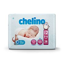 Chelino pañal infantil talla 2 (3 - 6 kg) 28 pañales