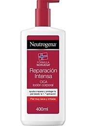 Neutrogena loción corporal CICA, reparación intensa, 400 ml