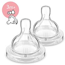 Avent tetina classic, flujo variable, 3m+ (2 unidades)