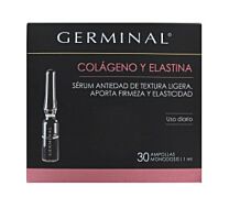 Germinal acciÓn profunda colÁgeno y elastina, 30 ampollas de 1 ml