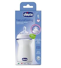 Chicco biberÓn natural feeling , 330 ml, 6m+