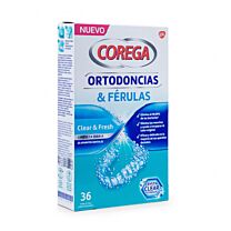 Corega ortodoncias y férulas, 36 unidades