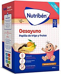 NutribÉn® desayuno copos trigo con frutas - (750g)