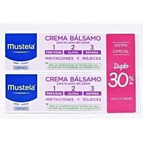 Mustela duplo crema bÁlsamo 1,2,3 (100 ml+100 ml)