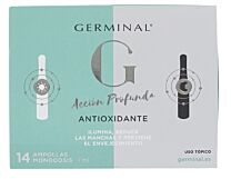 Germinal antioxidante 14 ampollas dÍa (7 unid) y noche( 7 unid), de 1 ml