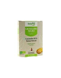 Herbalgem caramelos eco, grosellero negro, 24 unidades