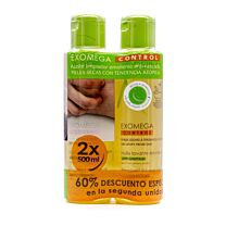 A-derma  exomega aceite limpiador emoliente, (2 x 500 ml)