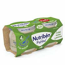 Nutriben Pack 2 x 180 gr, judías verdes y patatas