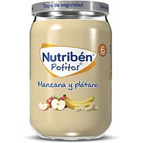 Nutriben potitos, manzana y plátano, 235 g