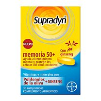 Supradyn memoria 50+, 30 complementos