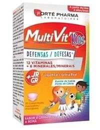 Forte pharma, multivit kids defensas, 30 comprimidos masticables