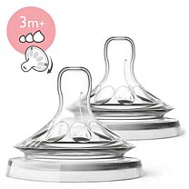 Avent tetina natural, flujo variable, 3m+ (2 unidades)