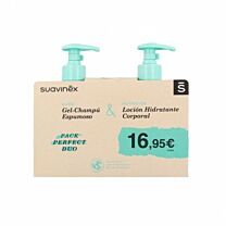 Suavinex gel-champÚ espumoso (500ml) + lociÓn hidratante corporal (500ml)