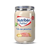 Nutribén potitos, pollo con patatitas, 235 g