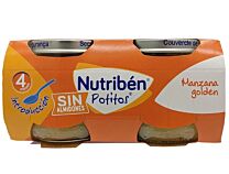 Nutribén bipack manzana golden, 2 x 120 g