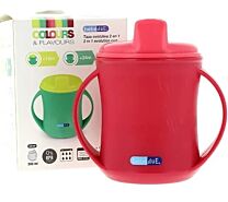 BebÉdue taza evolutiva 2 en 1, 200 ml rosa