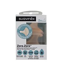 Suavinex tetina zero zero, flujo lento s, 0m+ (2 unidades)