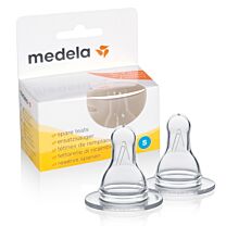 Medela tetina flujo lento talla s - (2 unidades)