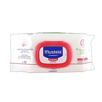 Mustela toallitas limpiadoras confort, 70 unidades