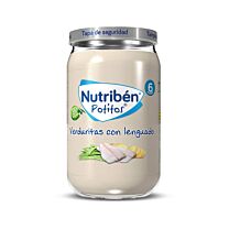Nutribén potitos, verduritas con lenguado, 235 g